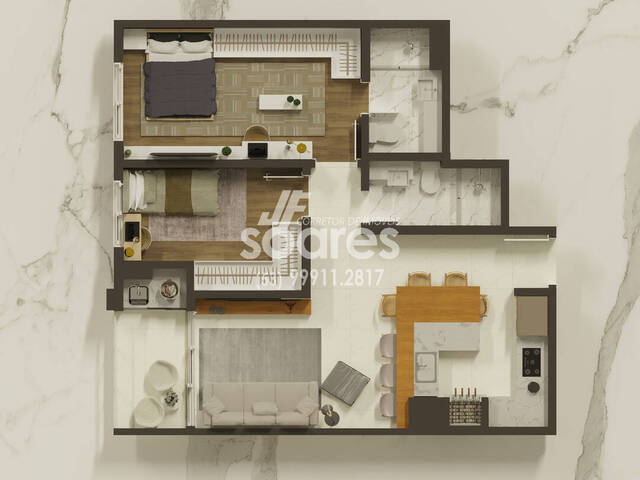 #1083 - Apartamento para Venda em Pelotas - RS - 2